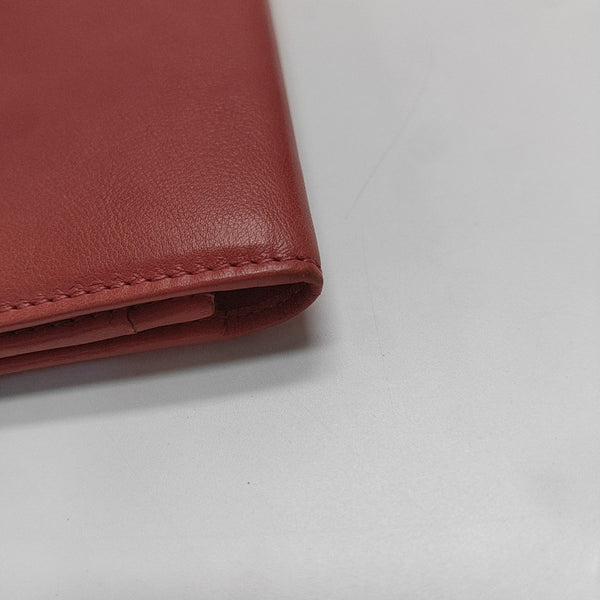 Vara Calfskin Red Wallet