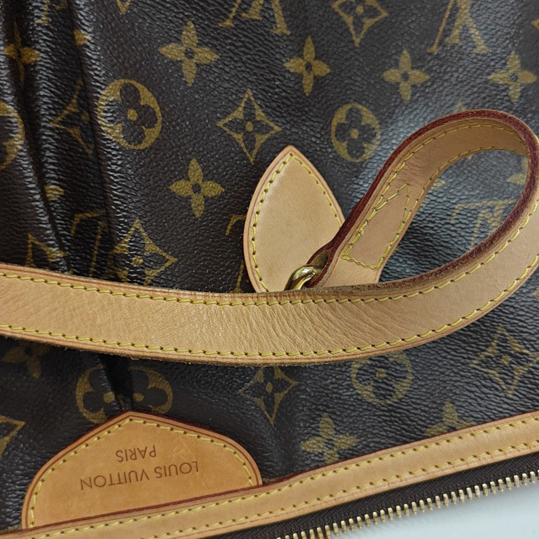 PALERMO PM Monogram Coated Canvas Brown
