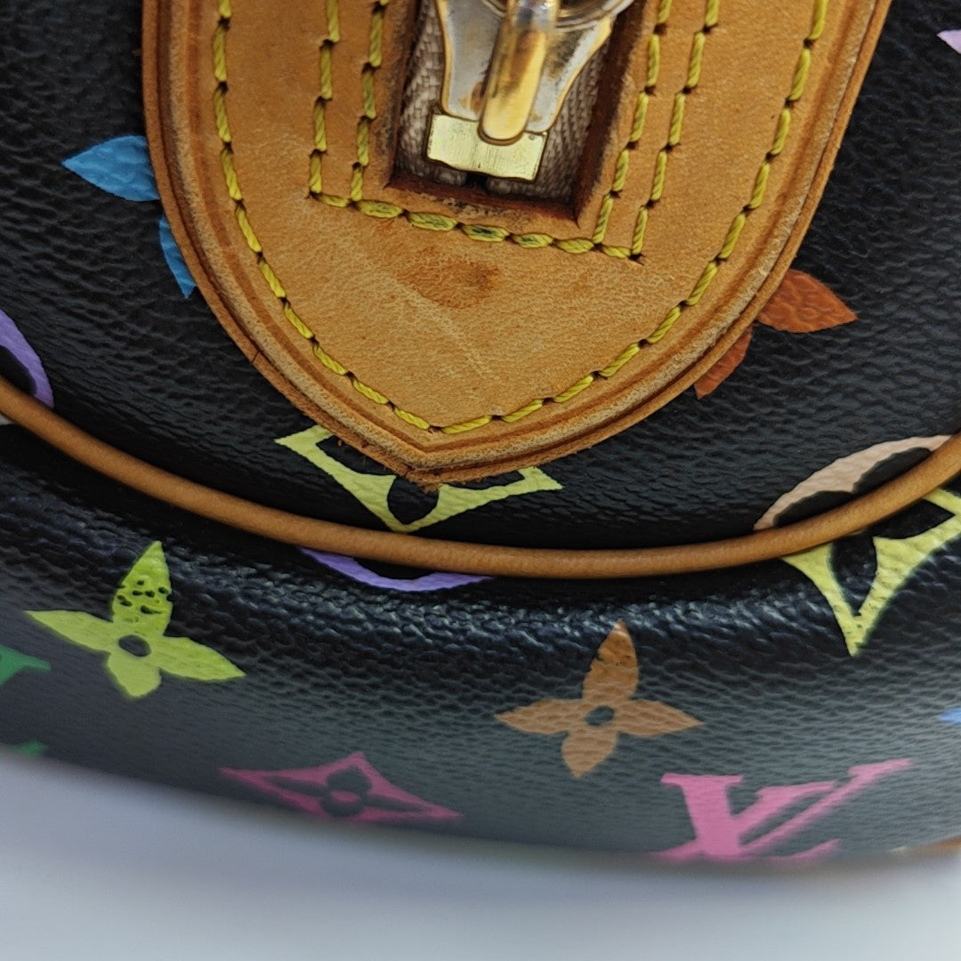 LV × TM PRISCILLA Monogram Coated Canvas Black