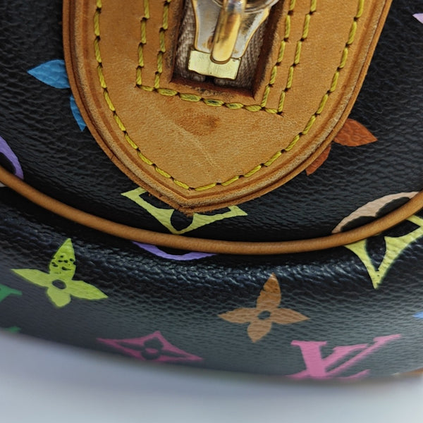 LV × TM PRISCILLA Monogram Coated Canvas Black