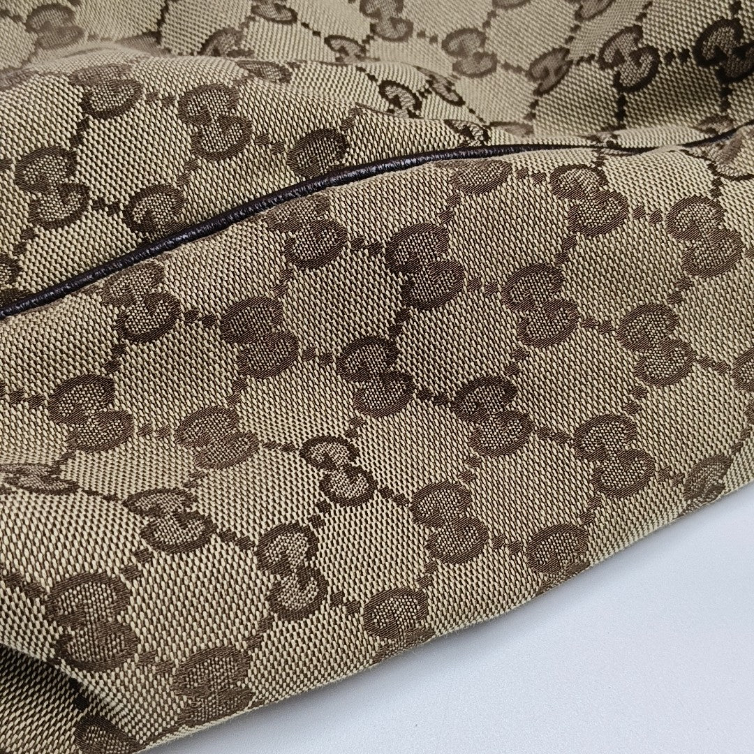 Monogram Canvas Tote Bag Beige