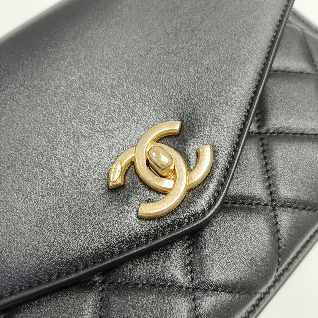 Quilted Calfskin Black