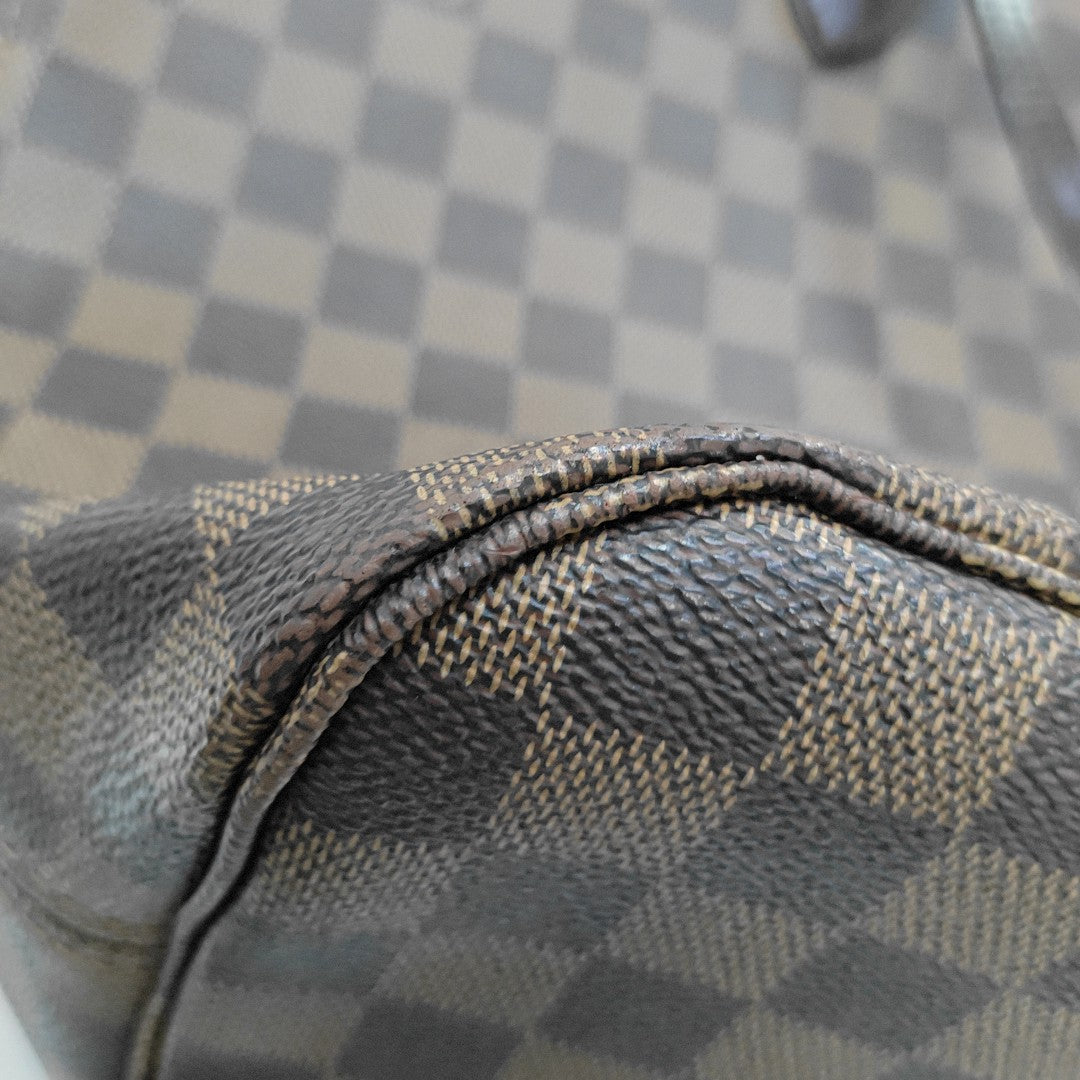 NEVERFULL MM Damier Ebene Coated Canvas Brown