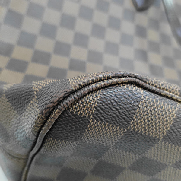 NEVERFULL MM Damier Ebene Coated Canvas Brown