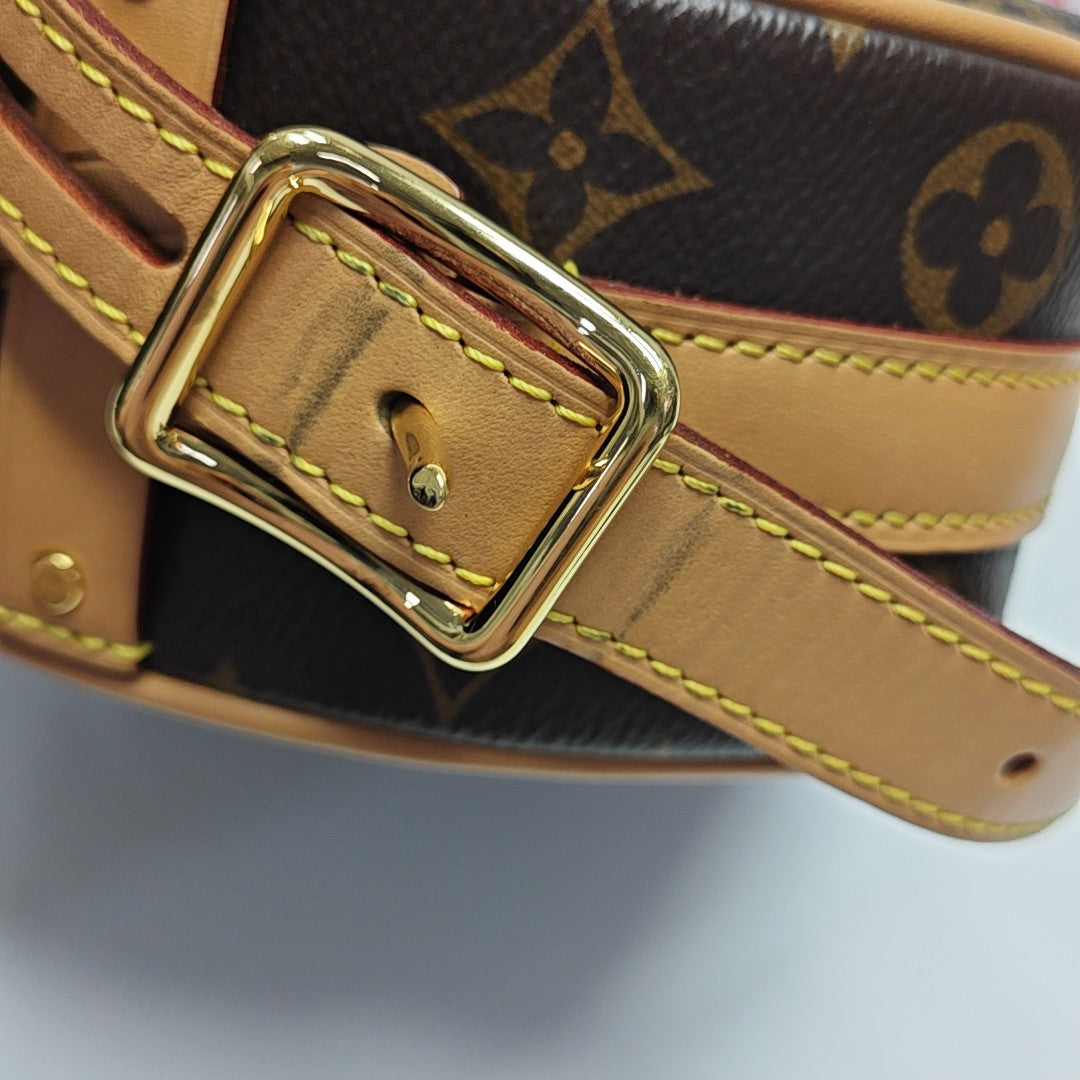 BOITE CHAPEAU PM Monogram Coated Canvas Brown