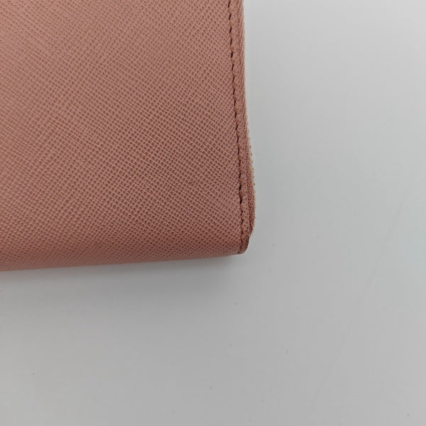 Saffiano Calfskin Wallet Pink
