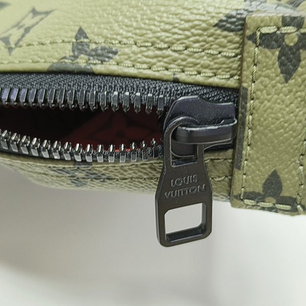Monogram Coated Canvas Shoulder Bag Green