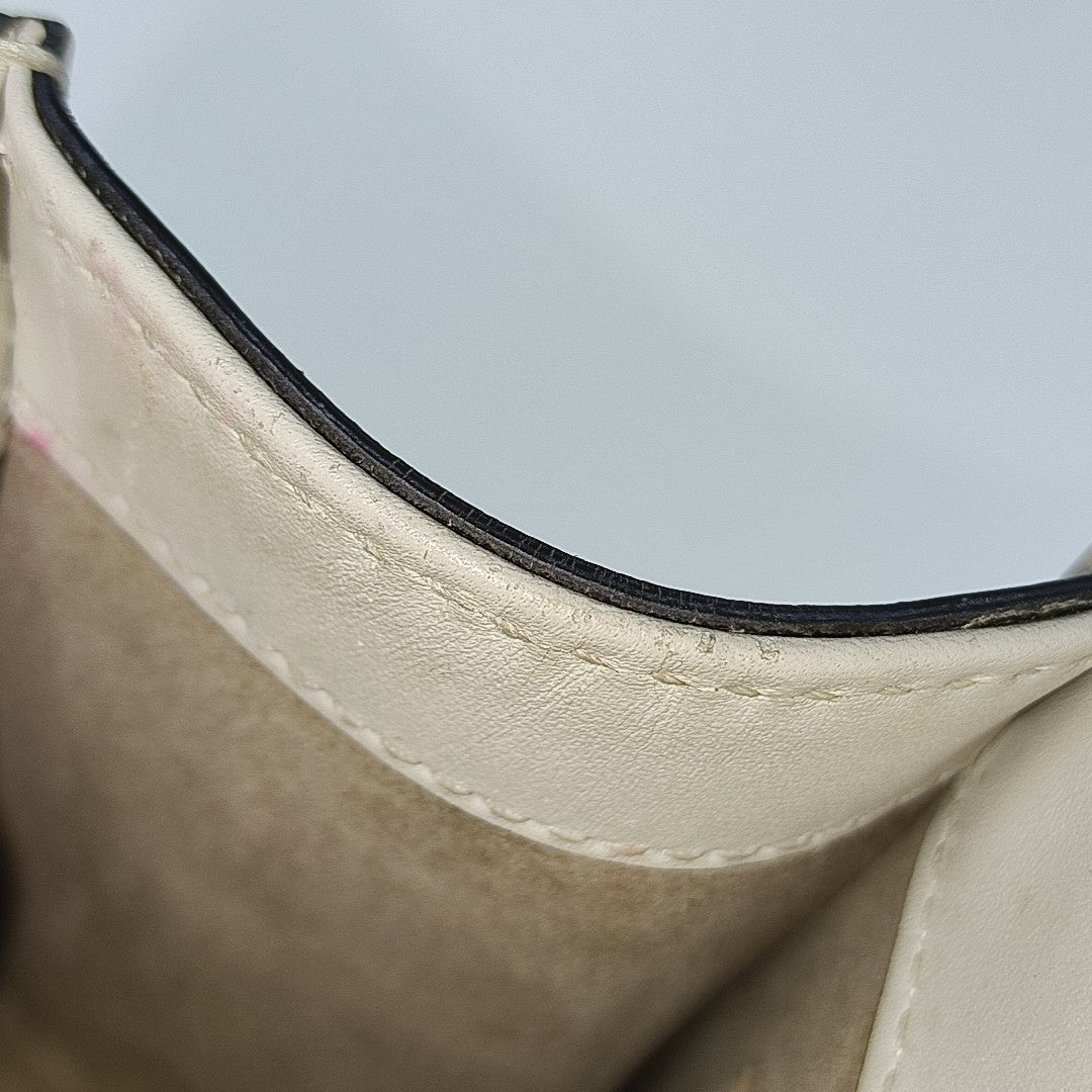 Sylvie Mini Calfskin White