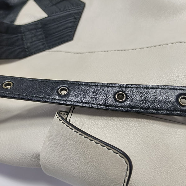 Calfskin Backpack White