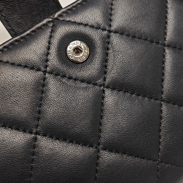 Quilted Lambskin Wallet Black