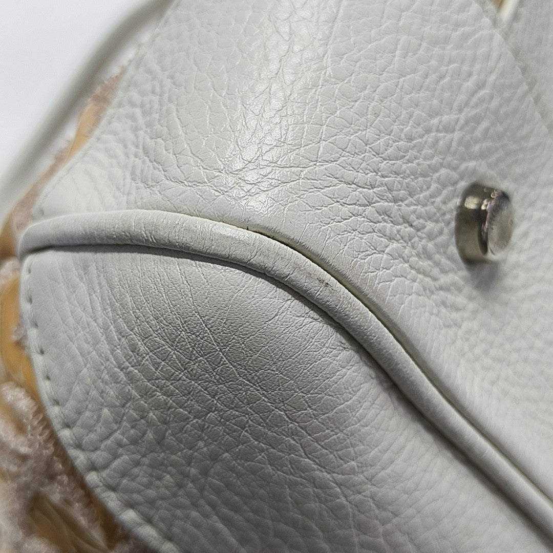 SPEEDY 25 Monogram Calfskin Yellow