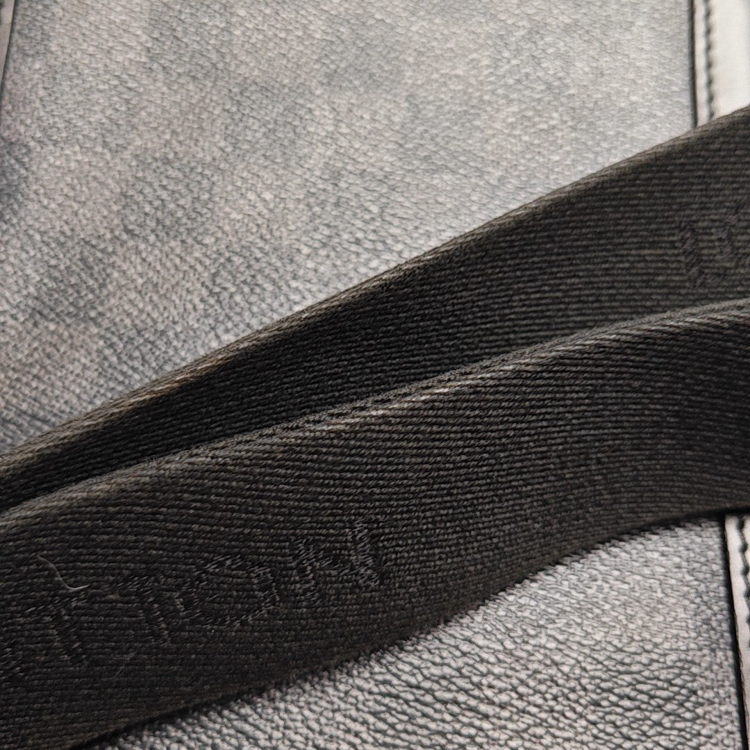 TADAO MM Damier Graphite Coated Canvas Gray