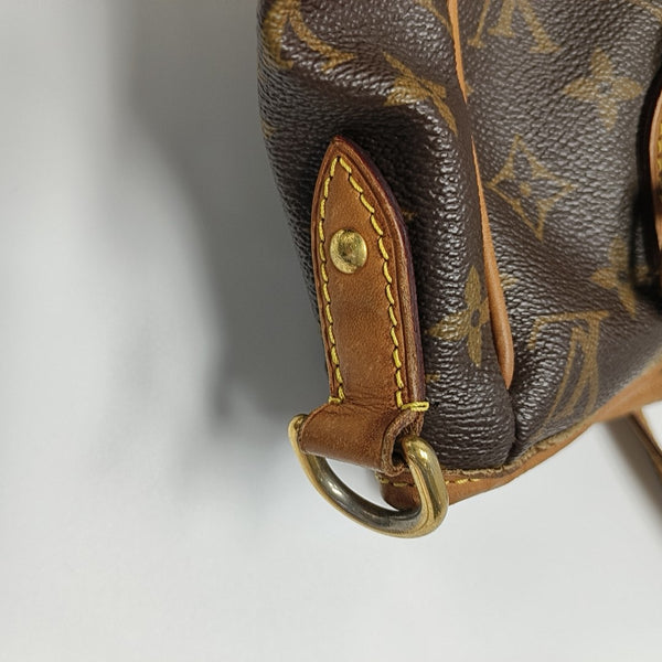 ESTRELA MM Monogram Coated Canvas Brown