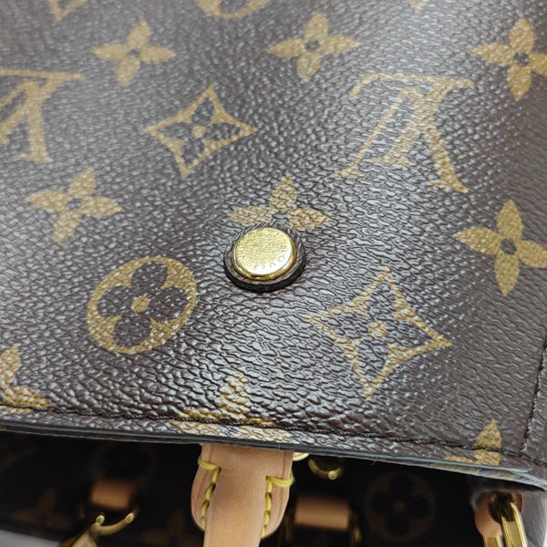 MONTAIGNE Monogram Coated Canvas Brown