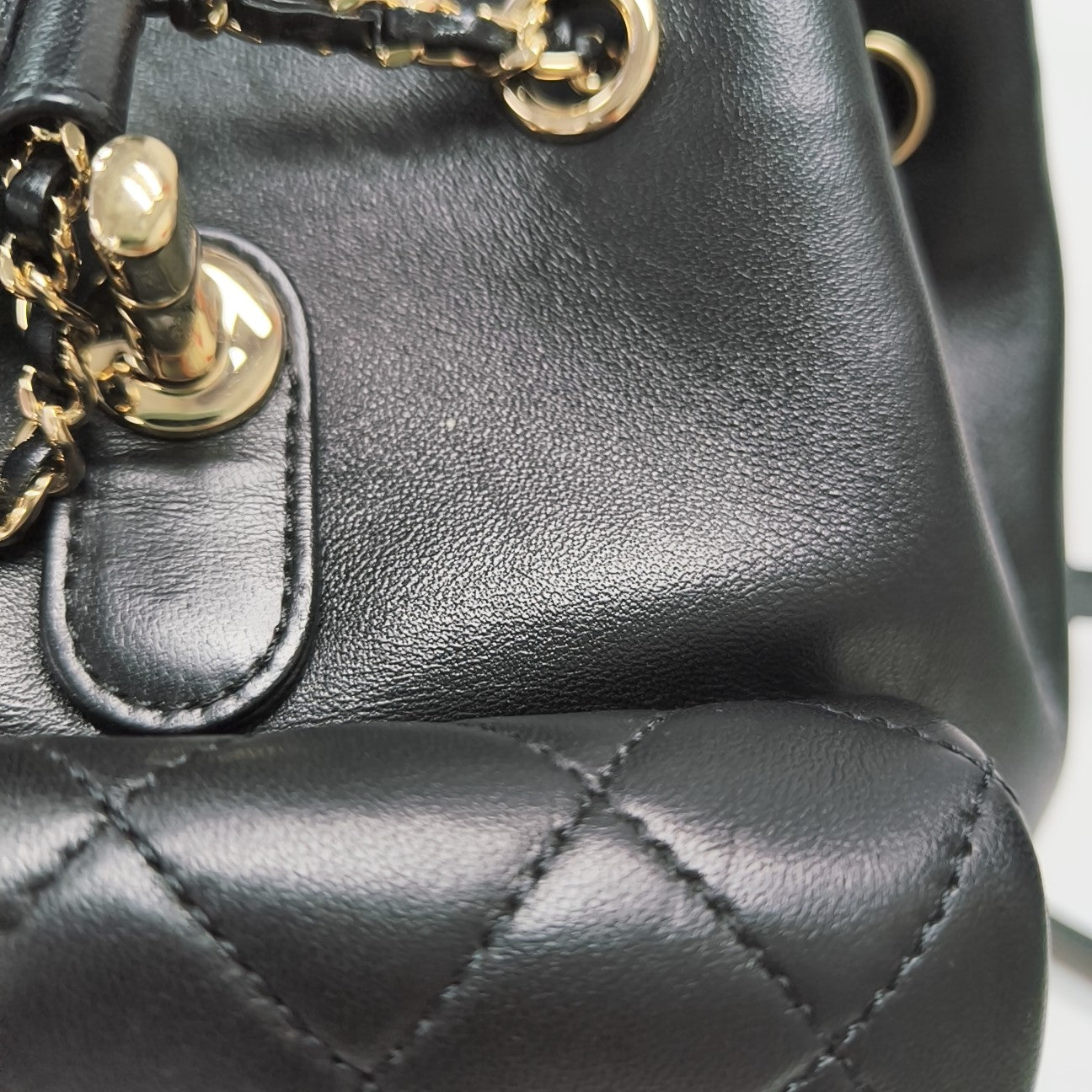 DUMA Quilted Lambskin Black