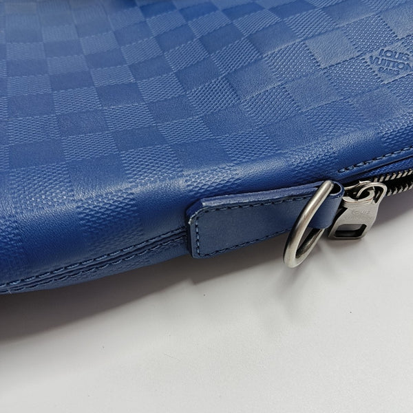 PORTE-DOCUMENTS Damier Calfskin Blue