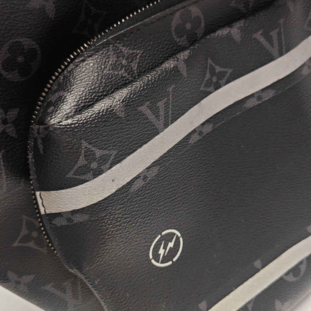 DISCOVERY PM Monogram Coated Canvas Black