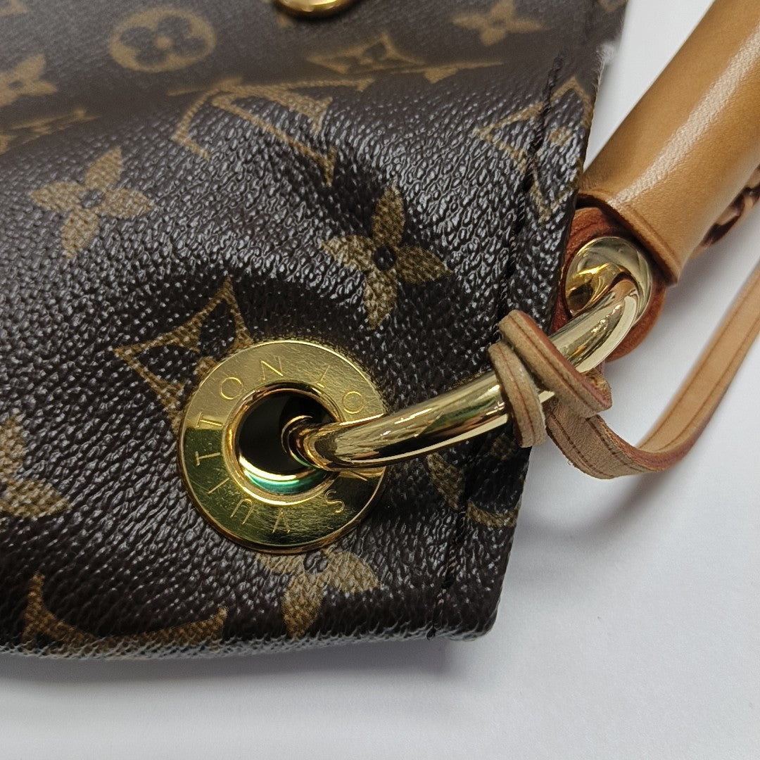 ARTSY GM Monogram Coated Canvas Brown
