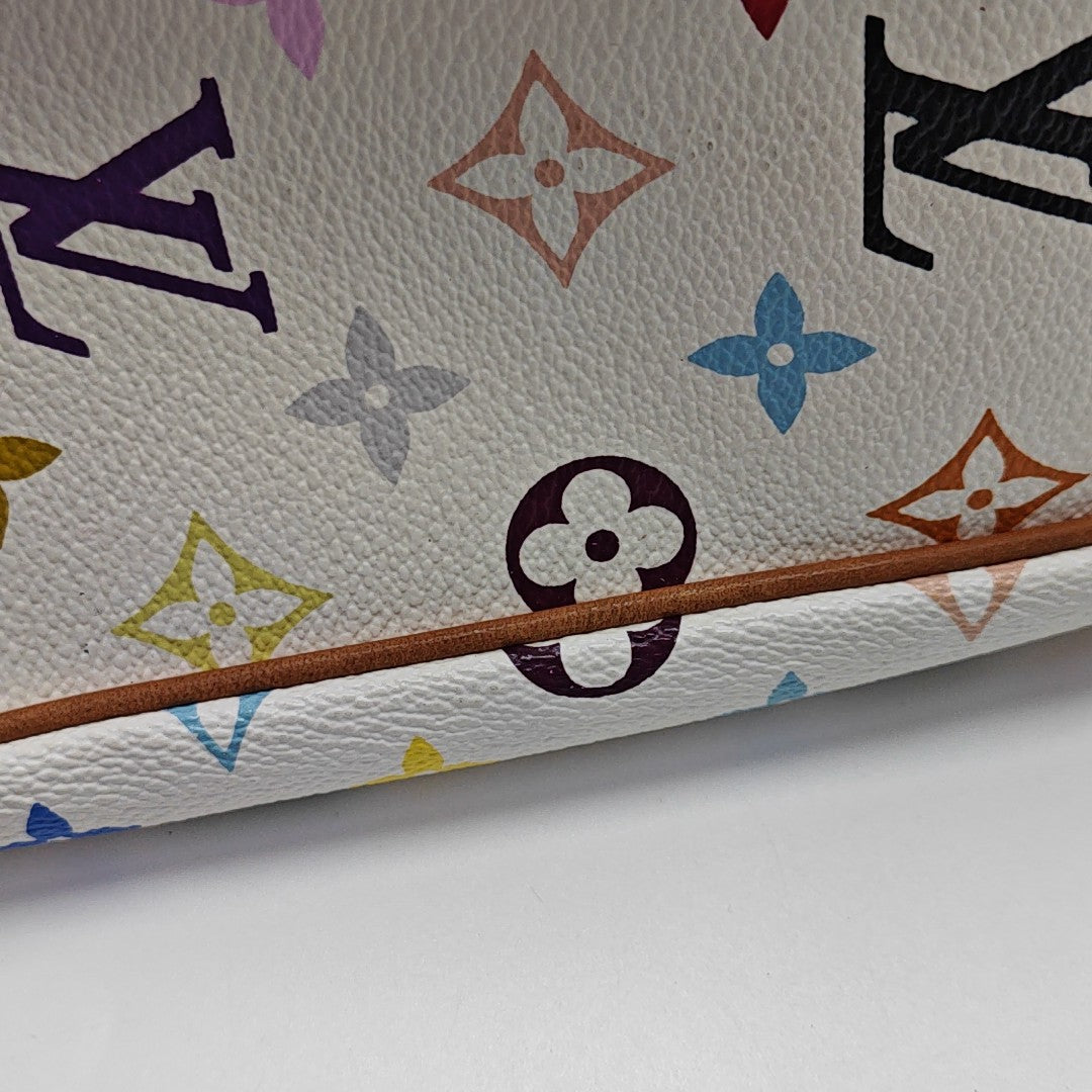 LV × TM GRETA Monogram Coated Canvas White