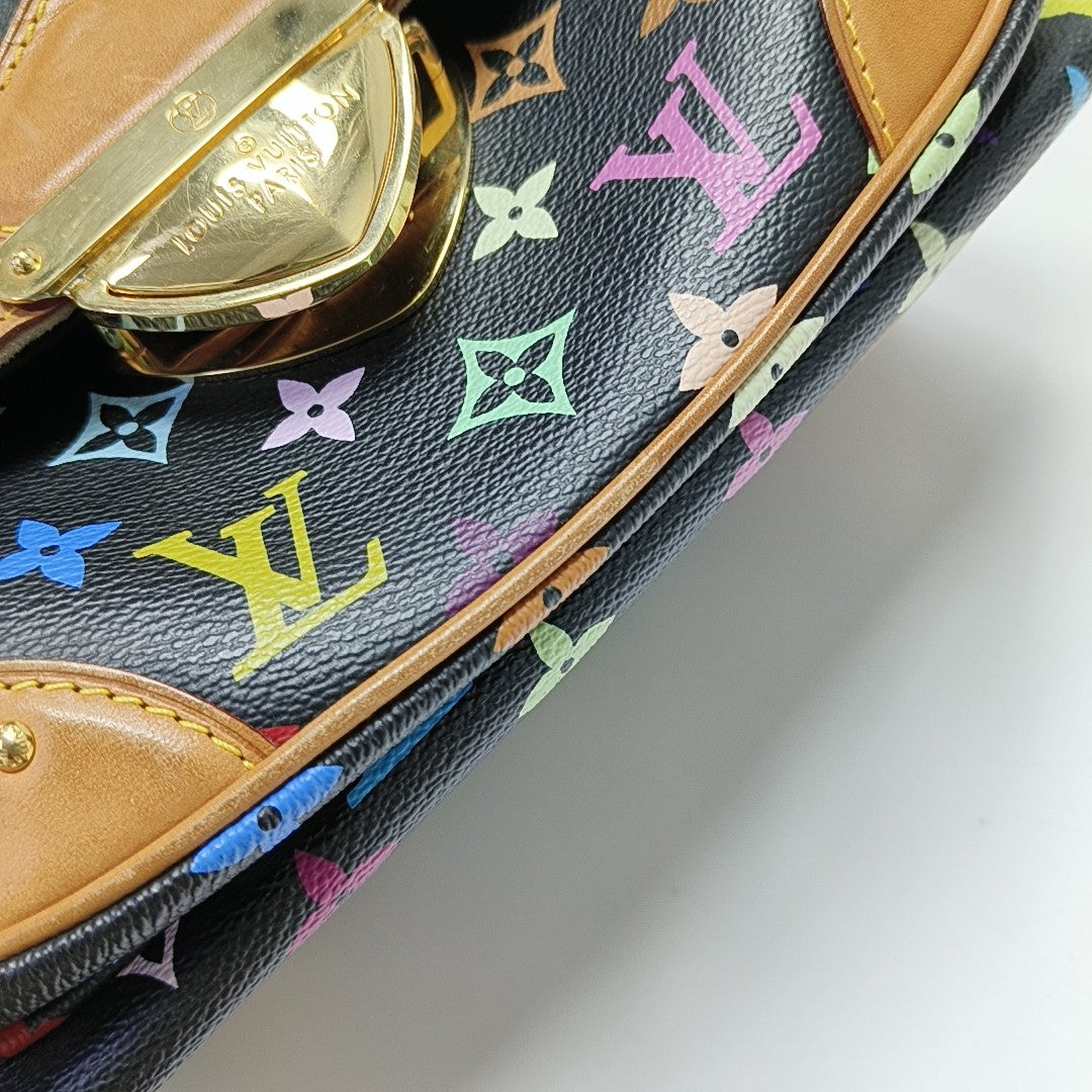 LV × TM RITA Monogram Coated Canvas Black