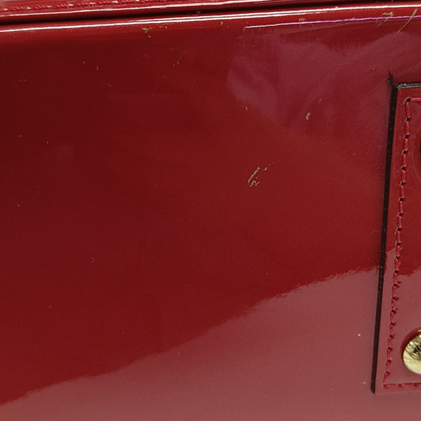 ALMA BB Monogram Patent Leather Red
