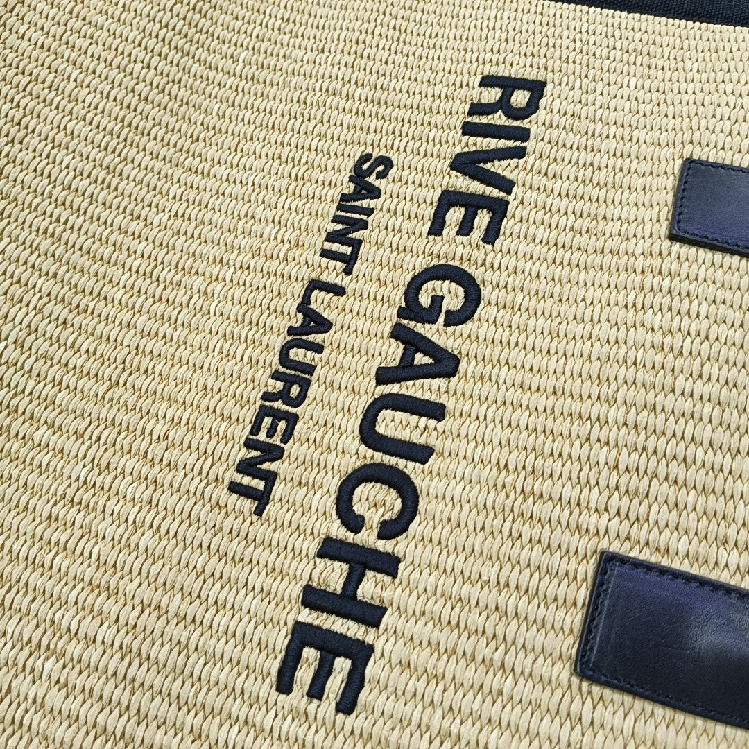 Straw Tote Bag Beige