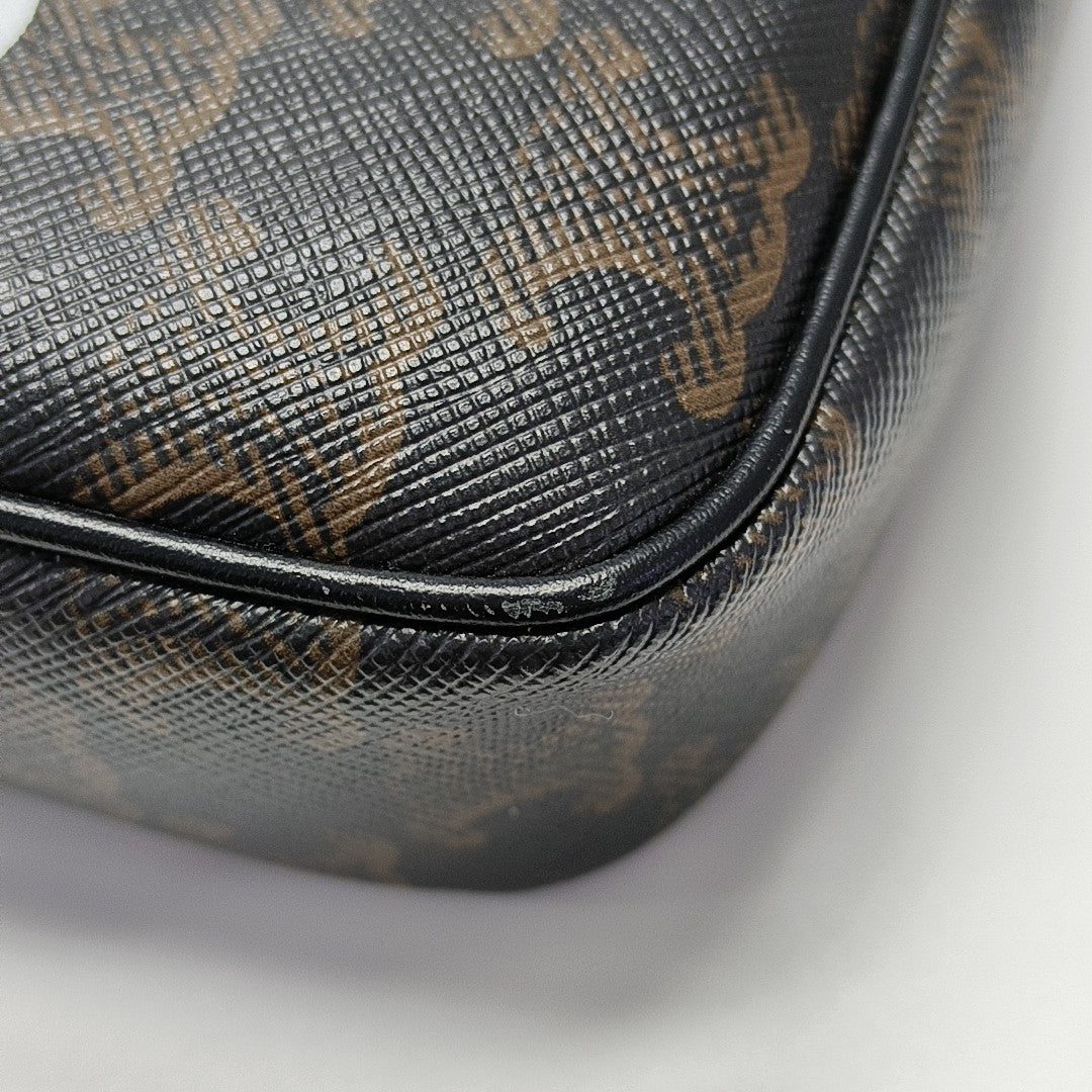 TRIOMPHE Mini Coated Canvas Black