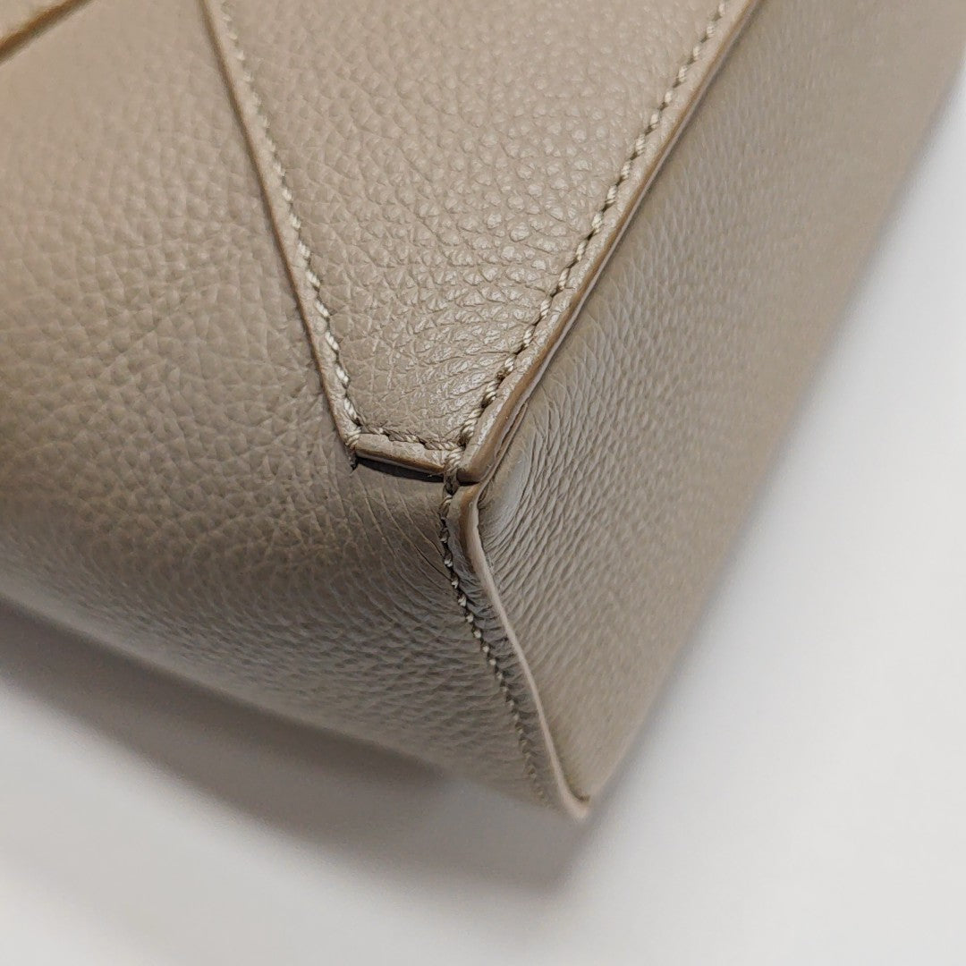 Puzzle Mini Calfskin Beige
