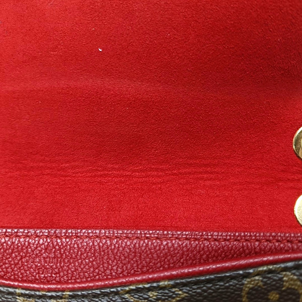 Authenticated pre-owned  PALLAS Monogram Coated Canvas Brown - Shoulder Bag at Looply