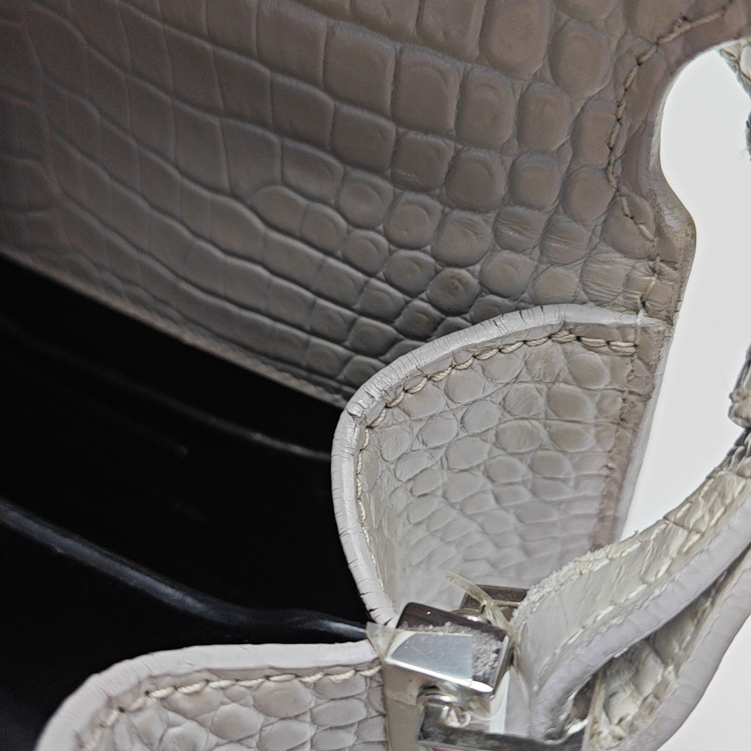 CASSANDRA Mini Calfskin Gray