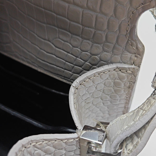 CASSANDRA Mini Calfskin Gray