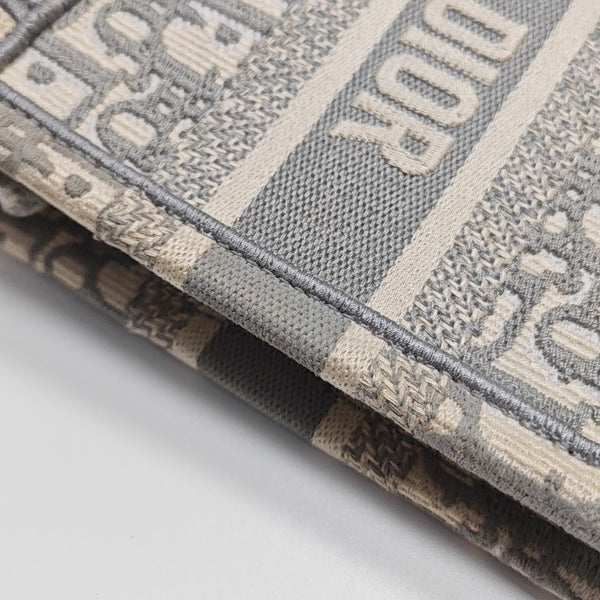 Book Tote Mini Oblique Fabric Gray