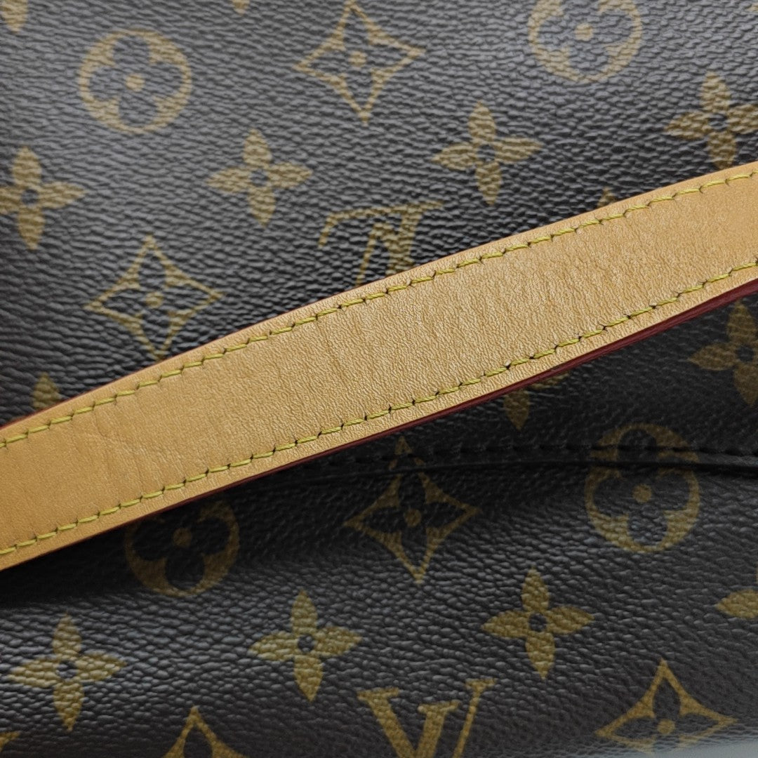 DIANE Monogram Coated Canvas Brown