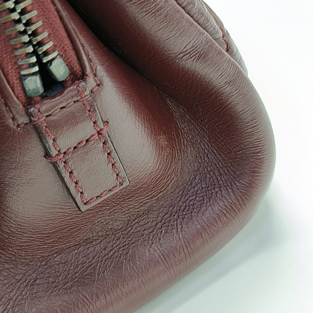 Quilted Calfskin Tote Bag Red