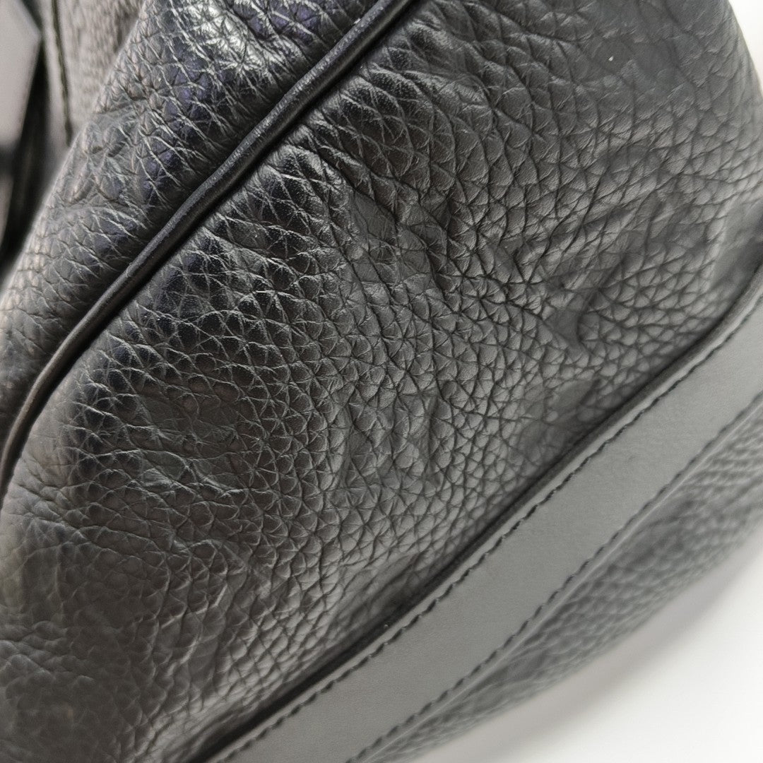 KEEPALL 35 Monogram Calfskin Black