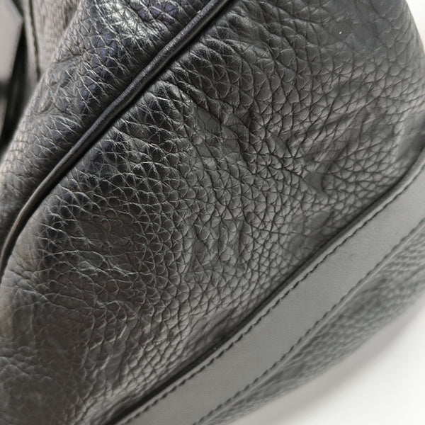 KEEPALL 35 Monogram Calfskin Black