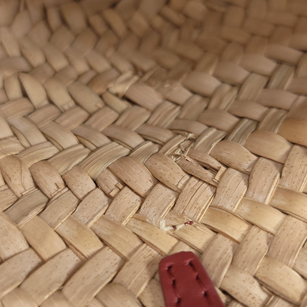 Straw Tote Bag Beige