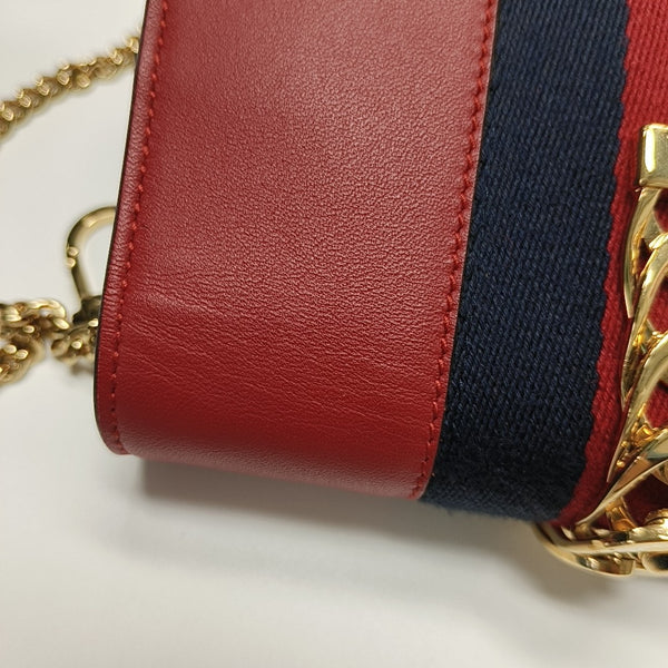 Sylvie Super Mini Calfskin Red