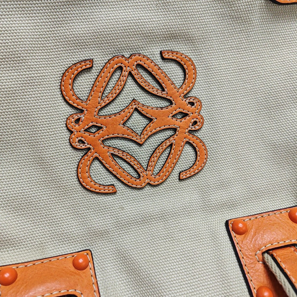 Canvas Shoulder Bag Beige