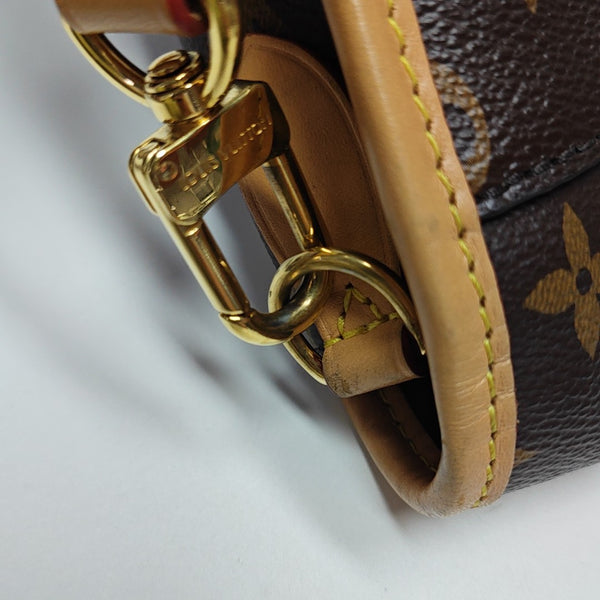 DIANE Monogram Coated Canvas Brown