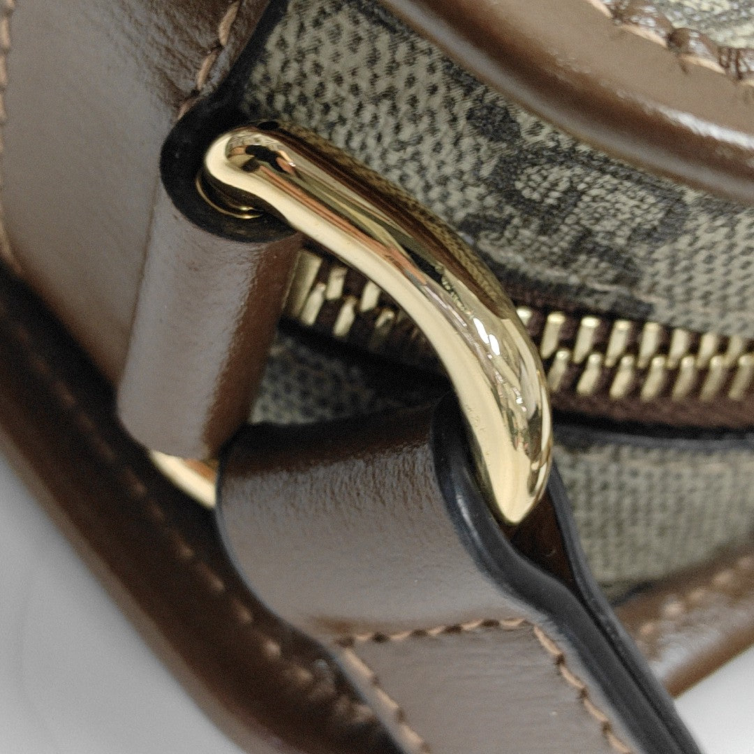 GG Supreme Mini Monogram Coated Canvas Beige