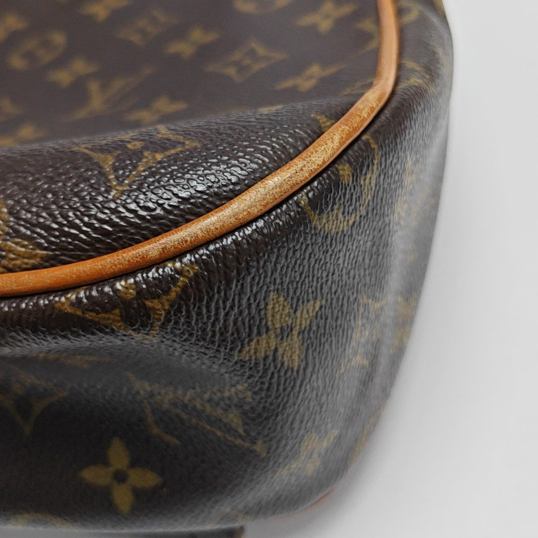 HUDSON MM Monogram Coated Canvas Brown