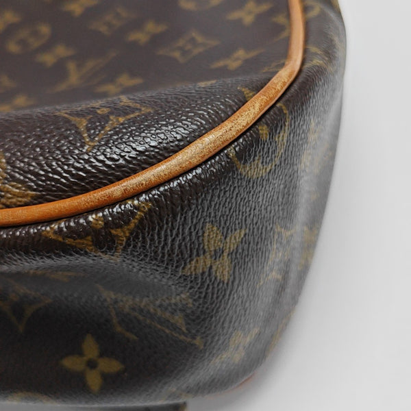 HUDSON MM Monogram Coated Canvas Brown