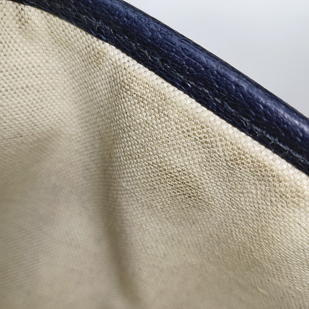 Ophidia Small Monogram Coated Canvas Beige