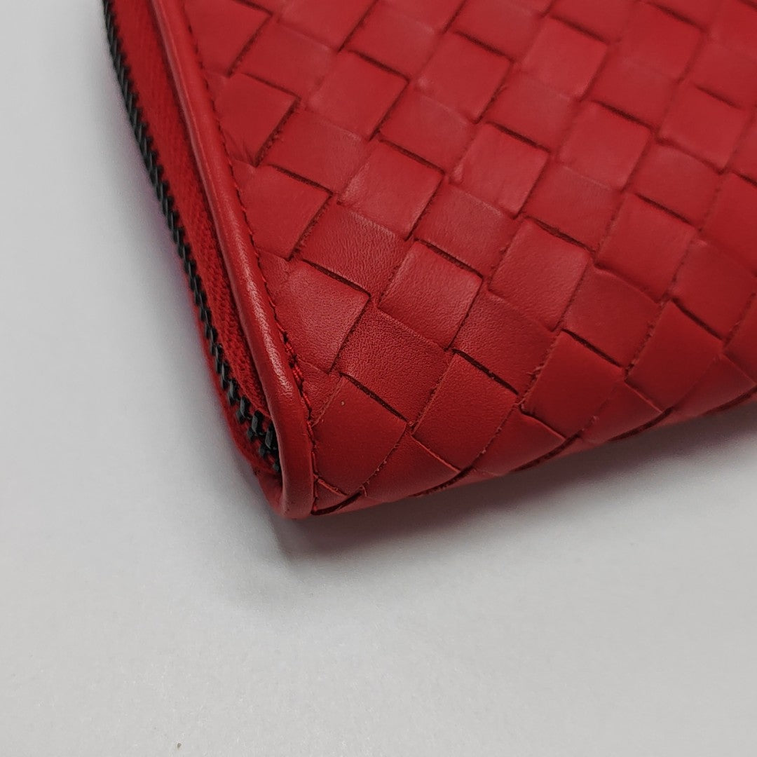 Calfskin Clutch Red
