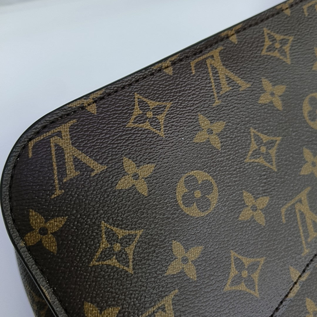 PASSY Monogram Coated Canvas Brown