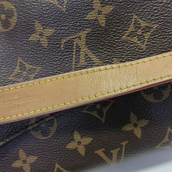 DIANE Monogram Coated Canvas Brown