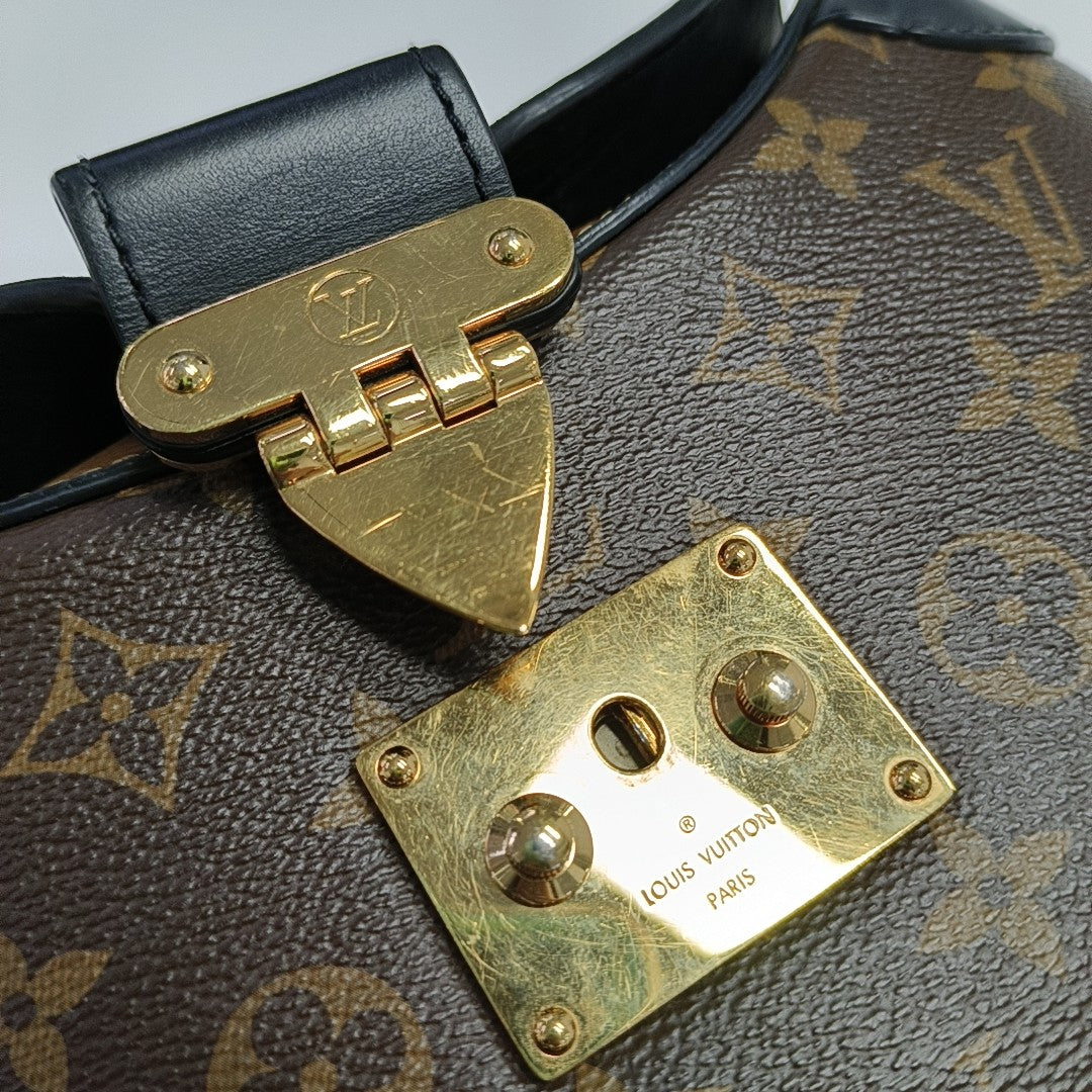 TWINNY Monogram Coated Canvas Brown