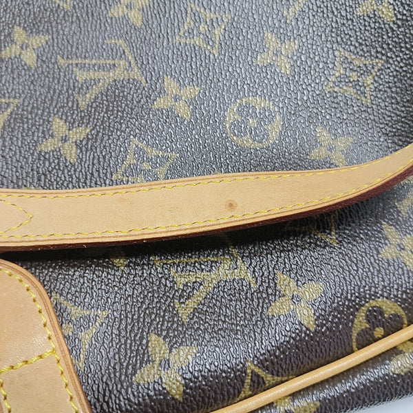 BATIGNOLLES MM Monogram Coated Canvas Brown