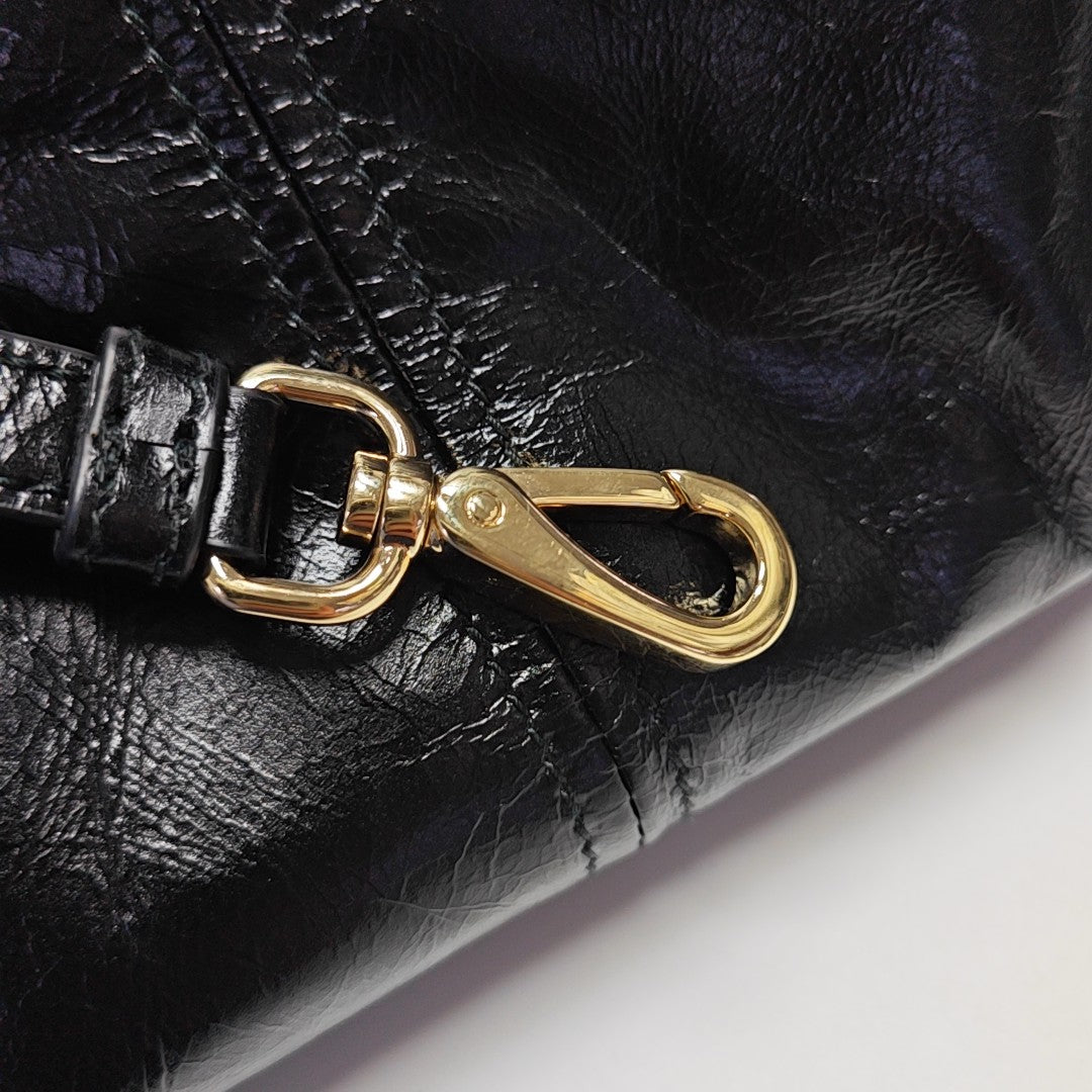 Bonnie Small Calfskin Black